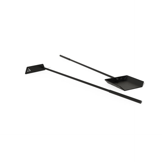Andes steel ash shovel and fire poker