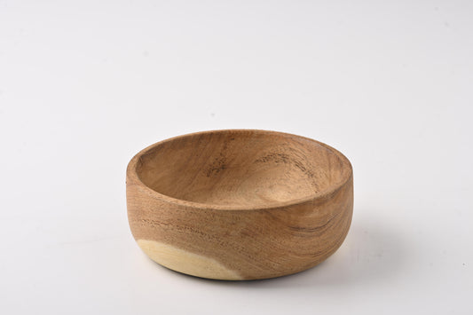 Carob wood bowl, 15 cm