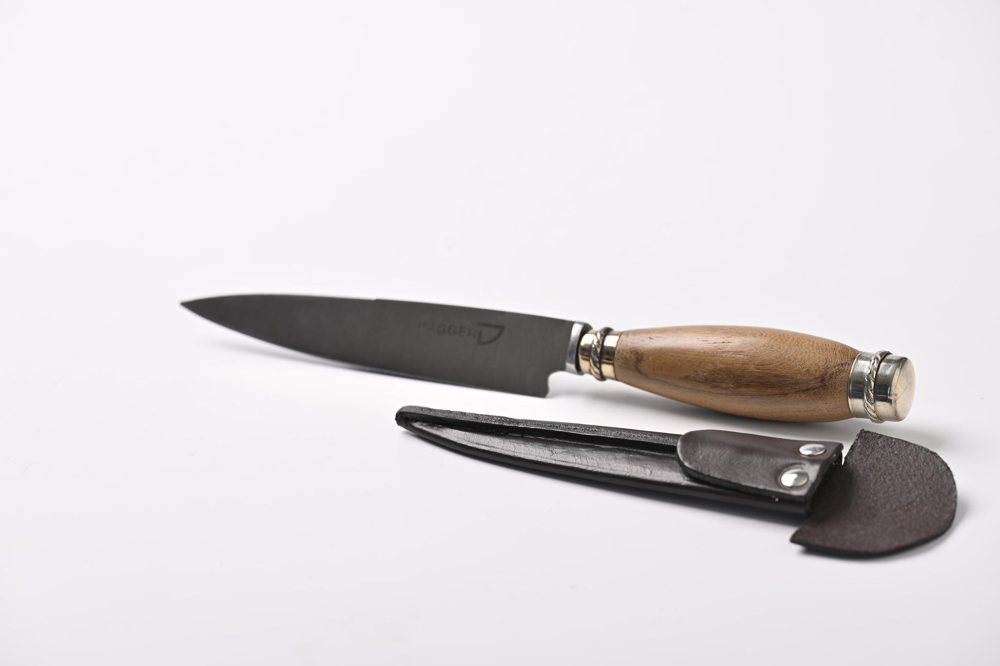 Cuchillo 14cm madera y alpaca