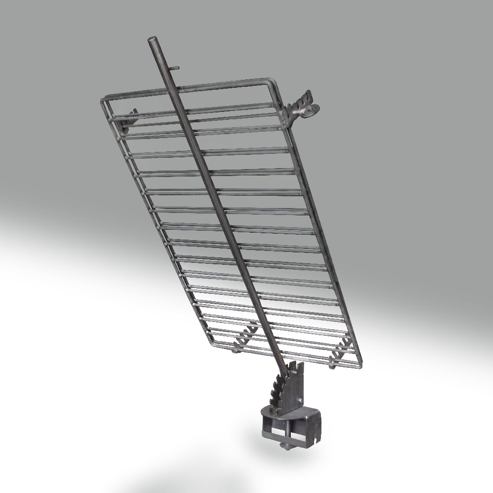Curved ring cross grill (cruz libro) — full clamp rack with curved ring mount