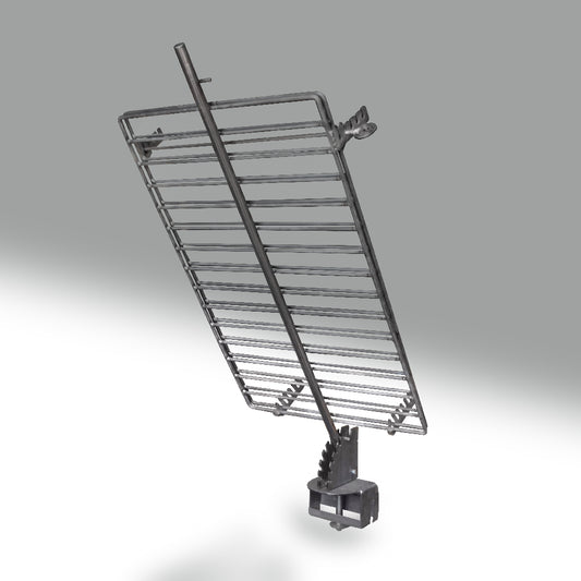 Curved ring cross grill (cruz libro) — full clamp rack with curved ring mount