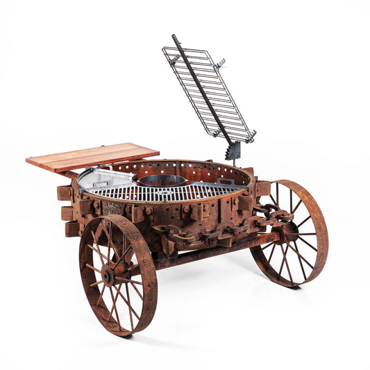Rodeo PRO Cart Grill in rust finish — JF Fire & Outdoor