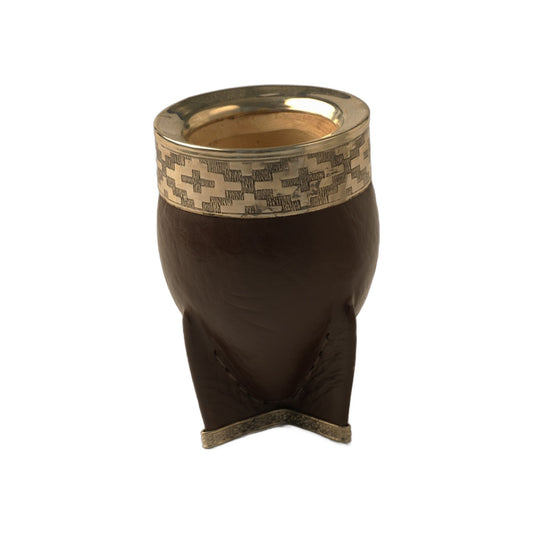 Imperial leather mate with matching nickel-silver base