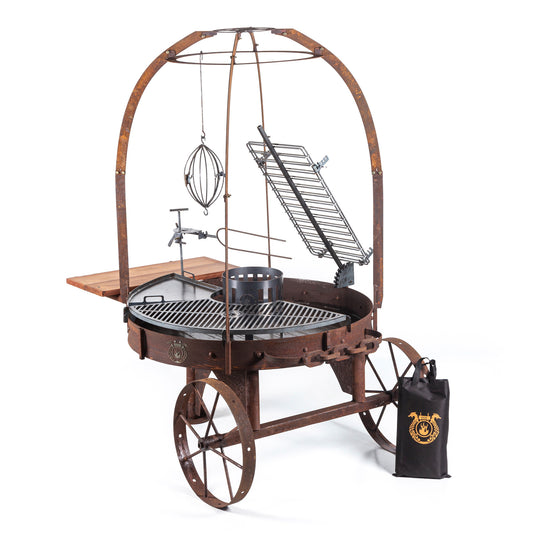 Alamo 120 PRO Cart Grill — Rust